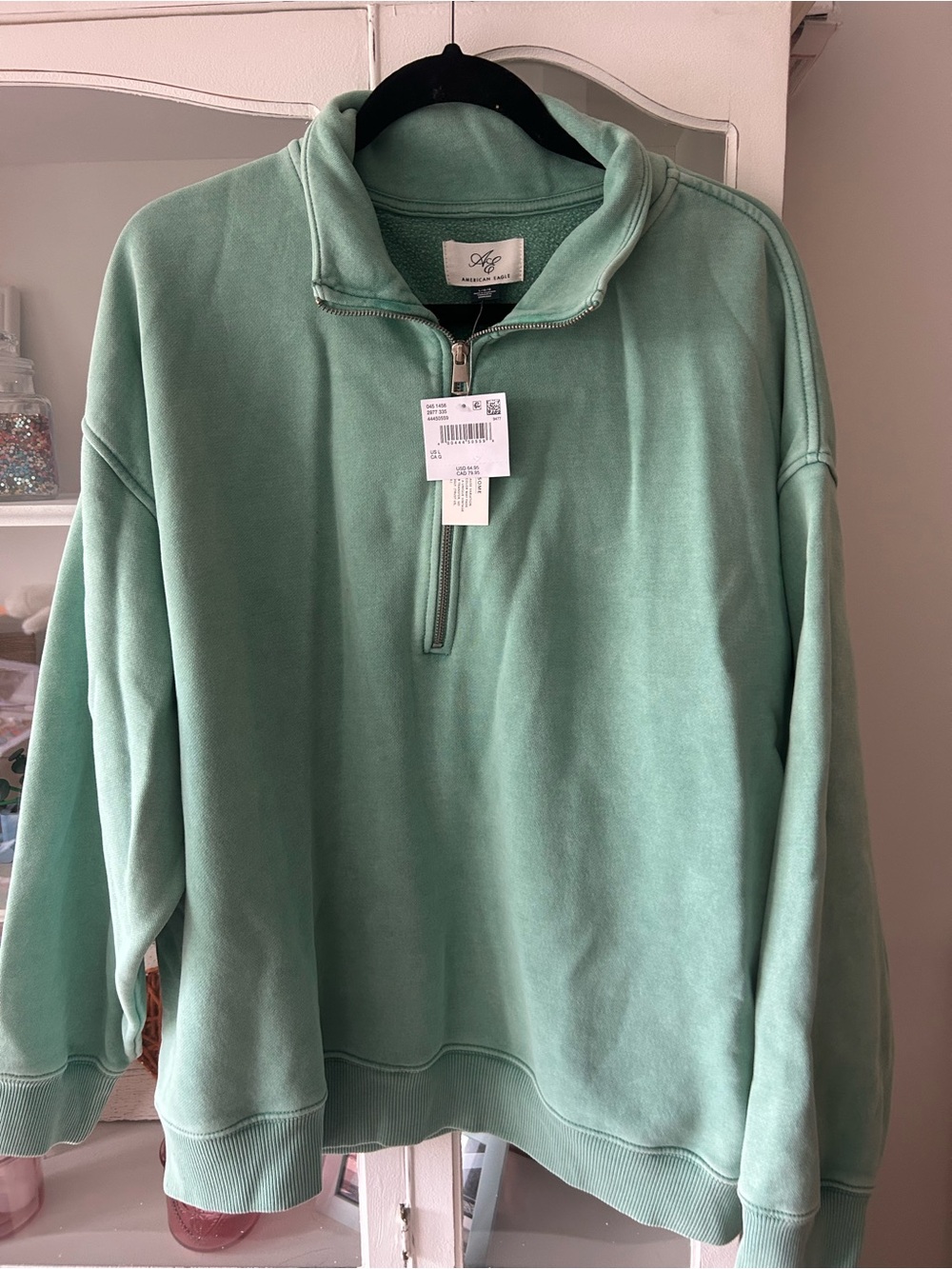 American eagle half zip sweater